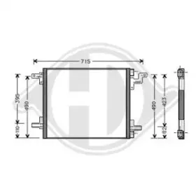 Конденсатор, кондиционер DIEDERICHS купить