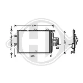 Конденсатор, кондиционер DIEDERICHS купить