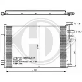 Конденсатор, кондиционер DIEDERICHS купить