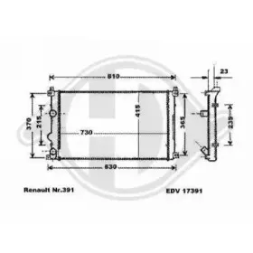 Радиатор, охлаждение двигателя DIEDERICHS купить