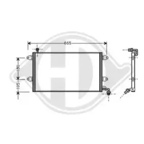 Конденсатор, кондиционер DIEDERICHS купить