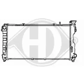 Радиатор, охлаждение двигателя DIEDERICHS купить