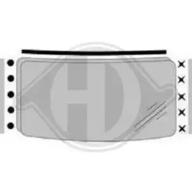 Облицовка / защитная накладка, ветровое стекло DIEDERICHS купить