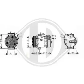 Компрессор, кондиционер DIEDERICHS купить