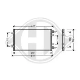 Конденсатор, кондиционер DIEDERICHS купить