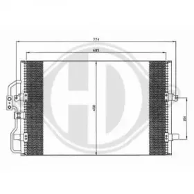 Конденсатор, кондиционер DIEDERICHS купить