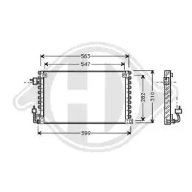 Конденсатор, кондиционер DIEDERICHS купить