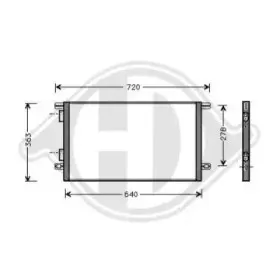 Конденсатор, кондиционер DIEDERICHS купить