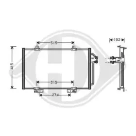 Конденсатор, кондиционер DIEDERICHS купить
