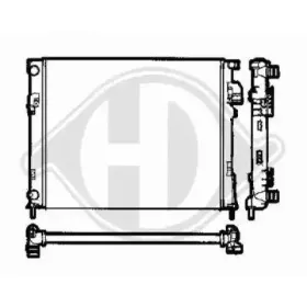 Радиатор, охлаждение двигателя DIEDERICHS купить