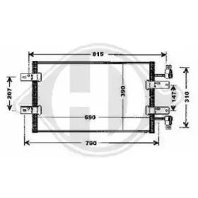 Конденсатор, кондиционер DIEDERICHS купить