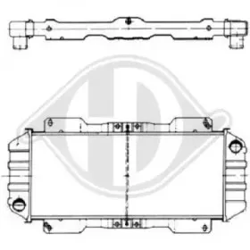 Радиатор, охлаждение двигателя DIEDERICHS купить