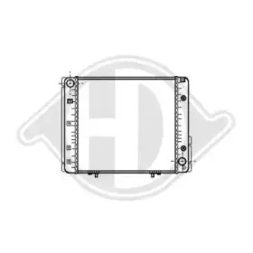 Радиатор, охлаждение двигателя DIEDERICHS купить