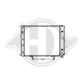 Радиатор, охлаждение двигателя DIEDERICHS купить