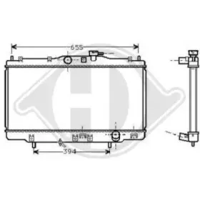 Радиатор, охлаждение двигателя DIEDERICHS купить