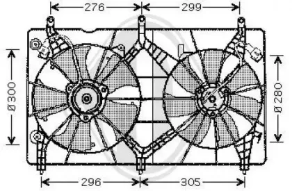 Вентилятор, охлаждение двигателя DIEDERICHS купить