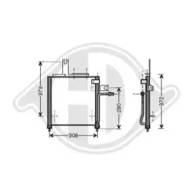 Конденсатор, кондиционер DIEDERICHS купить
