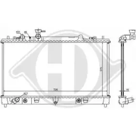 Радиатор, охлаждение двигателя DIEDERICHS купить
