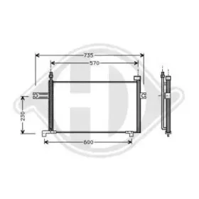 Конденсатор, кондиционер DIEDERICHS купить