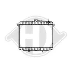 Радиатор, охлаждение двигателя DIEDERICHS купить