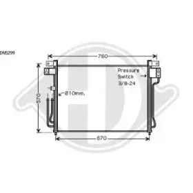 Конденсатор, кондиционер DIEDERICHS купить