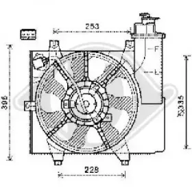 Вентилятор, охлаждение двигателя DIEDERICHS купить