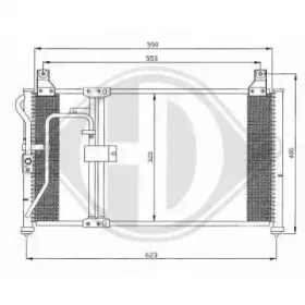 Конденсатор, кондиционер DIEDERICHS купить