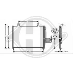 Конденсатор, кондиционер DIEDERICHS купить