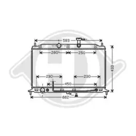 Радиатор, охлаждение двигателя DIEDERICHS купить