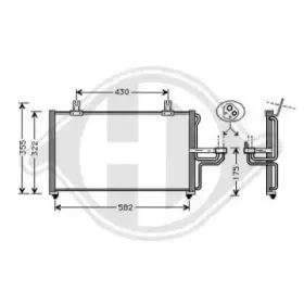 Конденсатор, кондиционер DIEDERICHS купить