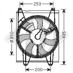 Вентилятор, конденсатор кондиционера DIEDERICHS купить