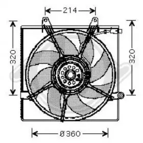 Вентилятор, охлаждение двигателя DIEDERICHS купить