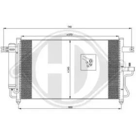 Конденсатор, кондиционер DIEDERICHS купить