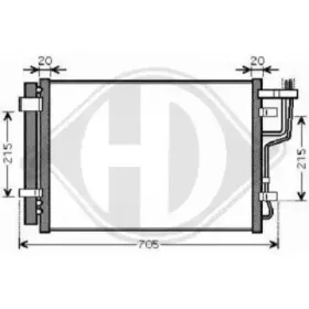 Конденсатор, кондиционер DIEDERICHS купить