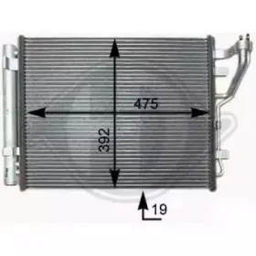 Радиатор, охлаждение двигателя DIEDERICHS купить