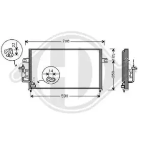 Конденсатор, кондиционер DIEDERICHS купить