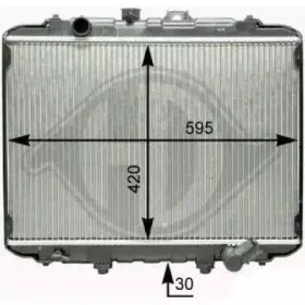 Радиатор, охлаждение двигателя DIEDERICHS купить