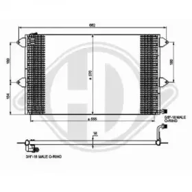 Радиатор, охлаждение двигателя DIEDERICHS купить