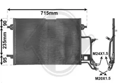 Конденсатор, кондиционер DIEDERICHS купить