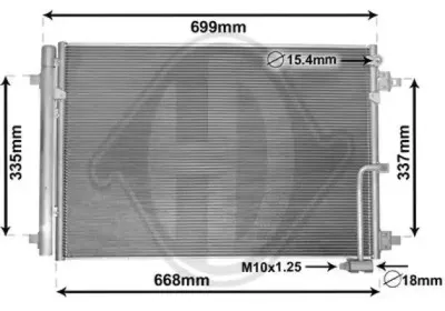 Конденсатор, кондиционер DIEDERICHS купить