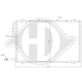 Конденсатор, кондиционер DIEDERICHS купить