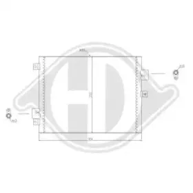 Конденсатор, кондиционер DIEDERICHS купить