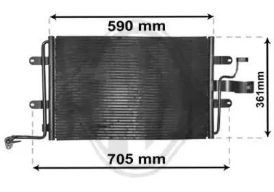 Конденсатор, кондиционер DIEDERICHS купить
