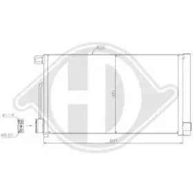 Конденсатор, кондиционер DIEDERICHS купить