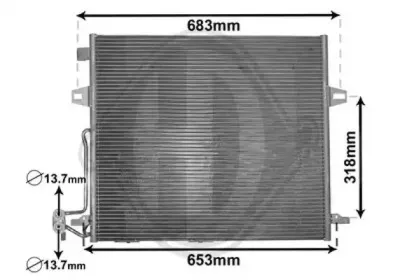 Конденсатор, кондиционер DIEDERICHS купить