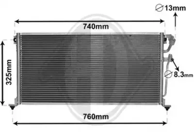 Конденсатор, кондиционер DIEDERICHS купить