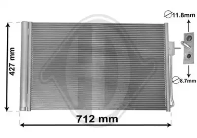 Конденсатор, кондиционер DIEDERICHS купить