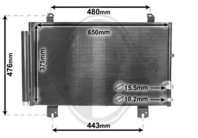 Конденсатор, кондиционер DIEDERICHS купить