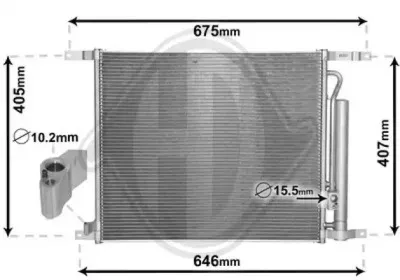 Конденсатор, кондиционер DIEDERICHS купить