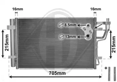 Конденсатор, кондиционер DIEDERICHS купить
